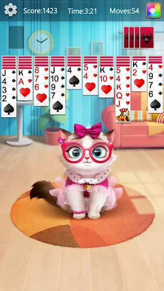 Solitaire gameplay screenshot 4