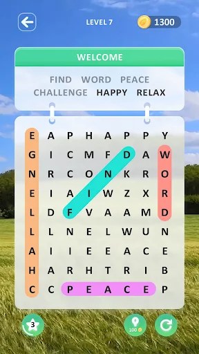 Word Search Serenity screenshot 1