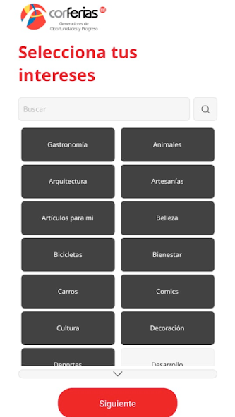 Corferias screenshot 2