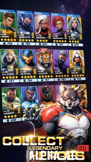 Superhero & Puzzles Match3 RPG screenshot 3