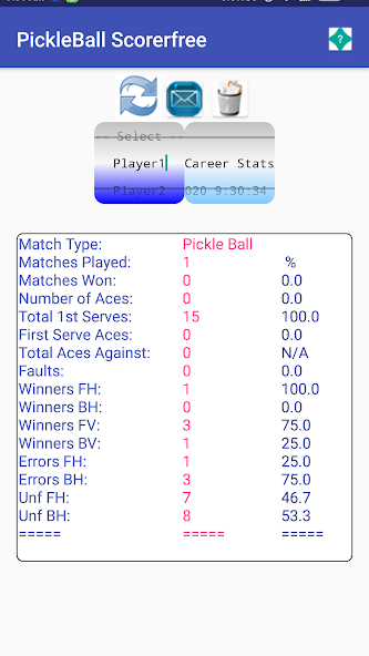 PickleBall Scorerfree screenshot 4