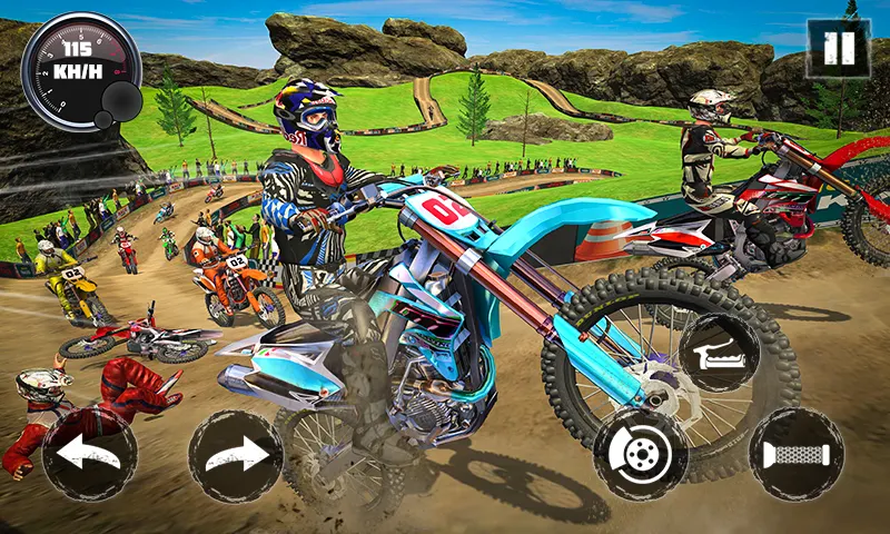 Dirt Bike Racing gameplay screenshot 1