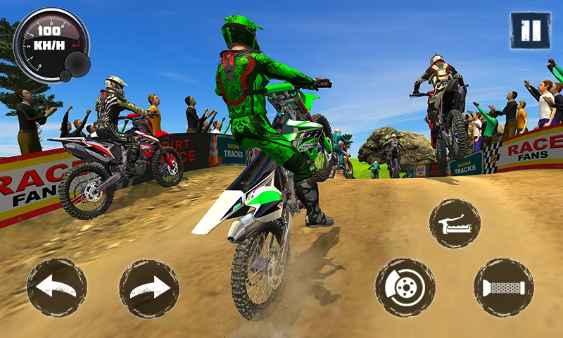 Dirt Bike Racing gameplay screenshot 2