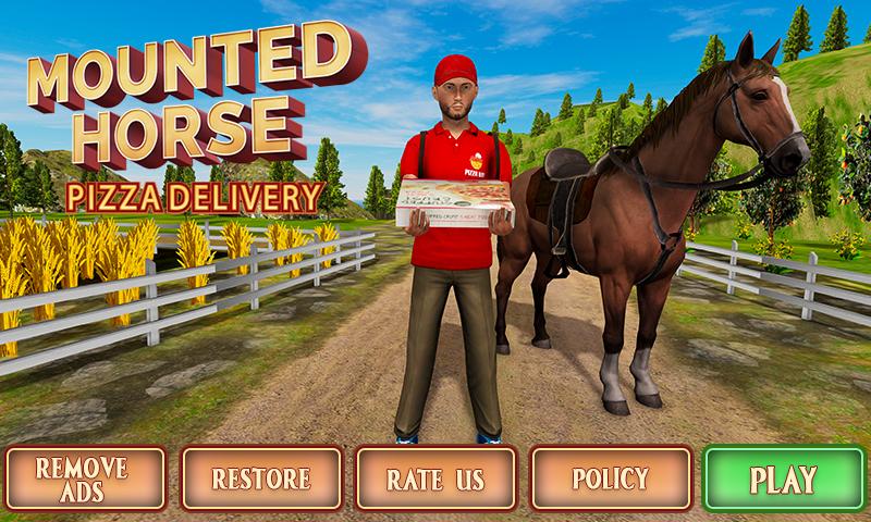 Mounted Horse Riding Pizza screenshot 3