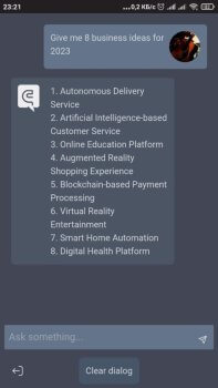 Lori GPT Client on Android screenshot 1
