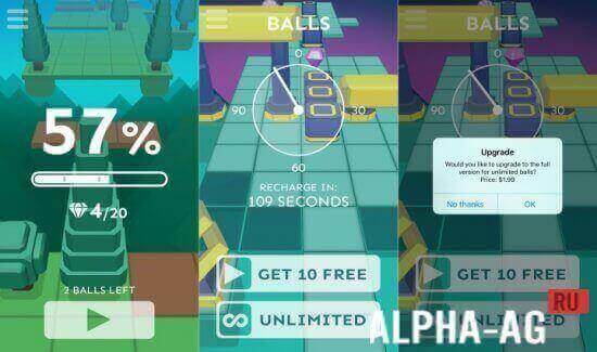 Взломанный Rolling Sky screenshot 3