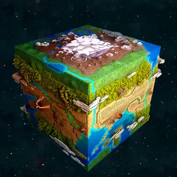 CraftBlock HD: Building 3D Crafting Game screenshot 1
