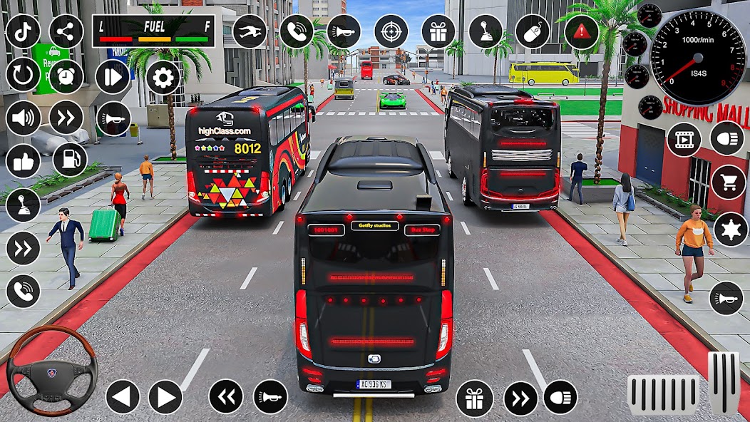 City Passenger Coach Bus Drive screenshot 2