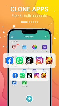 Clone App - App Cloner & Parallel Space Mod Screenshot 1
