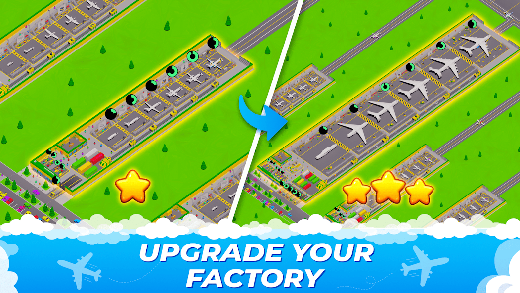 Idle Airplane Factory screenshot 3