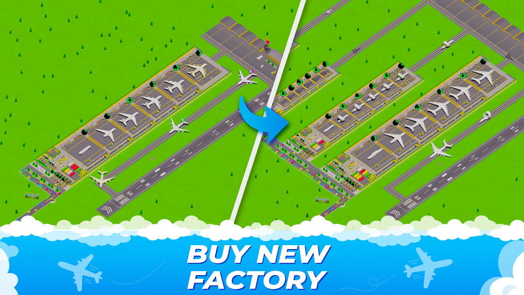 Idle Airplane Factory screenshot 4