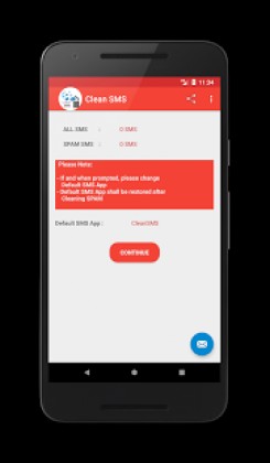 CleanSMS screenshot 1