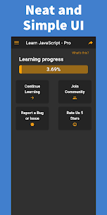 Learn JavaScript Pro screenshot 1