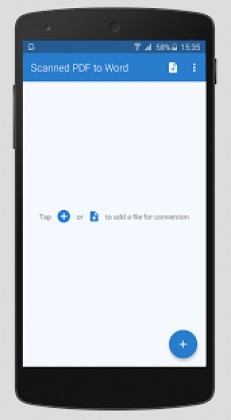 Scanned PDF to Word 1.0.3 screenshot 1