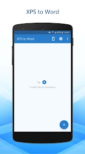 XPS to Word screenshot 1