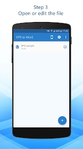 XPS to Word screenshot 4