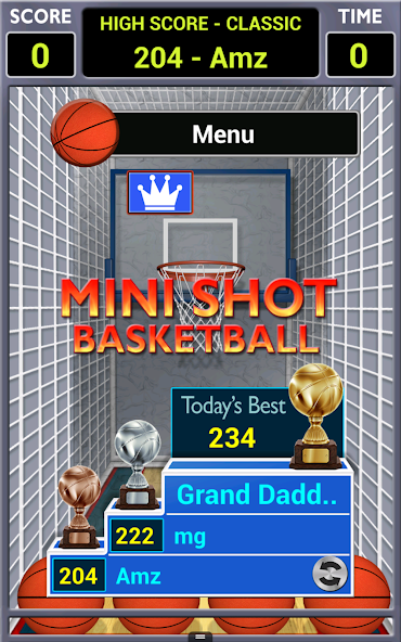 Mini Shot Basketball 3 Free screenshot 1