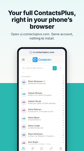Contacts+ screenshot 1