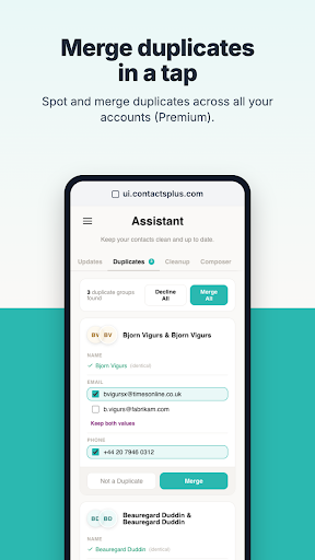 Contacts+ screenshot 2