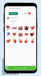 Download Love Stickers - WhatsApp screenshot 5