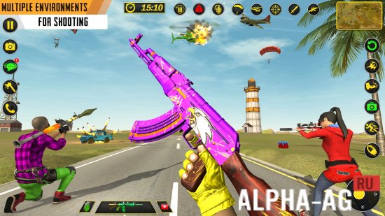 Modded Fps Commando Shooting Games 3D screenshot 3