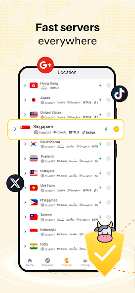 Aox VPN screenshot 2