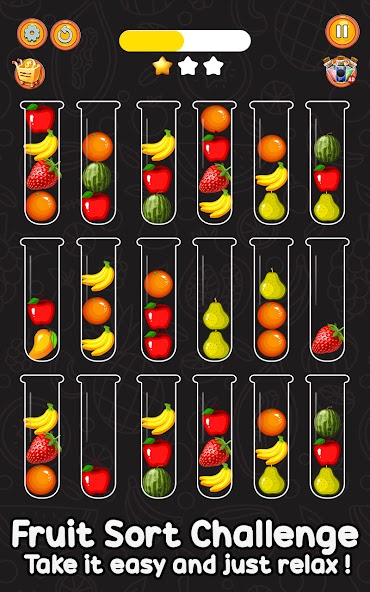 Crazy Fruit Sort Challenge 3D screenshot 4