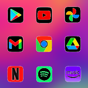 MIUl Fluo - Icon Pack screenshot 4