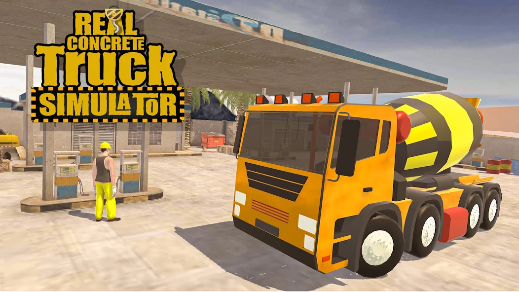 Real Concrete Truck Simulator screenshot 1