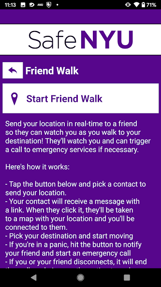 Safe NYU screenshot 4