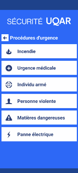 Securite UQAR screenshot 3