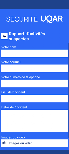 Securite UQAR screenshot 4