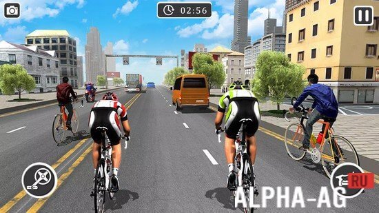 Hacked Bicycle Race Game screenshot 5