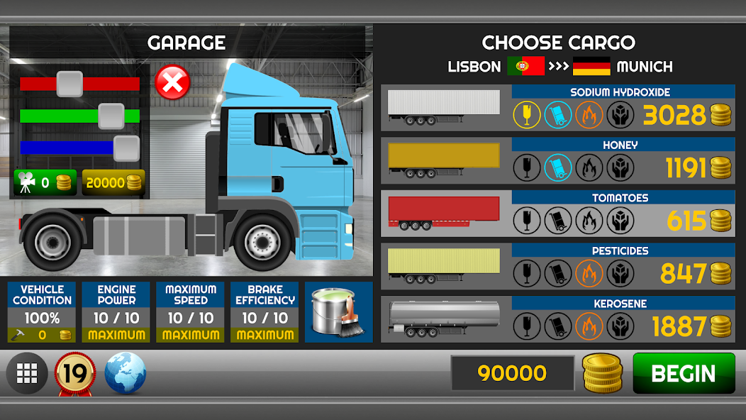 Truck Simulator 2D screenshot 3