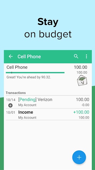 Goodbudget screenshot 4
