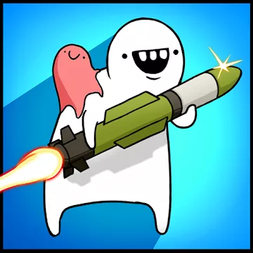 Missile Dude RPG: Tap Tap Missile screenshot 1