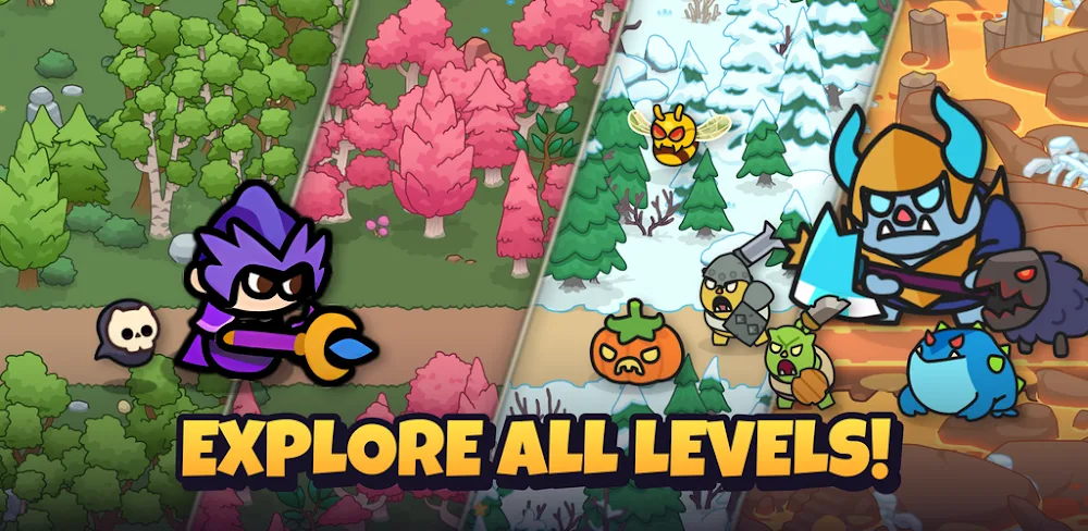 Horizontal Hero Idle RPG Screenshot 1
