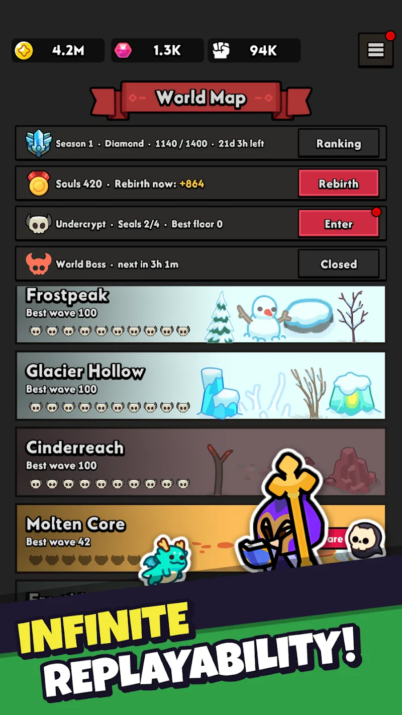 Horizontal Hero Idle RPG Screenshot 7