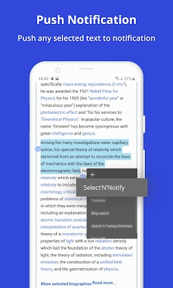 SelectNNotify - Notify A Text screenshot 1