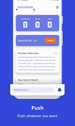 SelectNNotify - Notify A Text screenshot 2