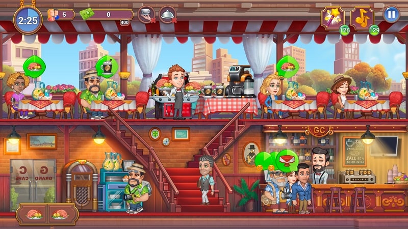 Grand Cafe Mania screenshot 2
