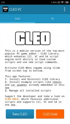 CLEO VC Android screenshot 2
