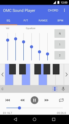 OMC Sound Player Pro screenshot 1