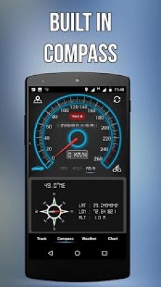 GPS Speedometer pro, HUD ADS Free screenshot 1