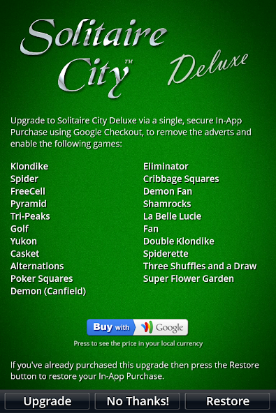 Solitaire City screenshot 5