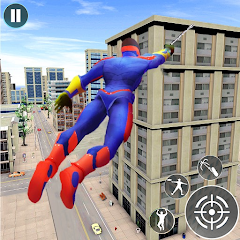 Spider Rope Hero: City Battle Screenshot 1