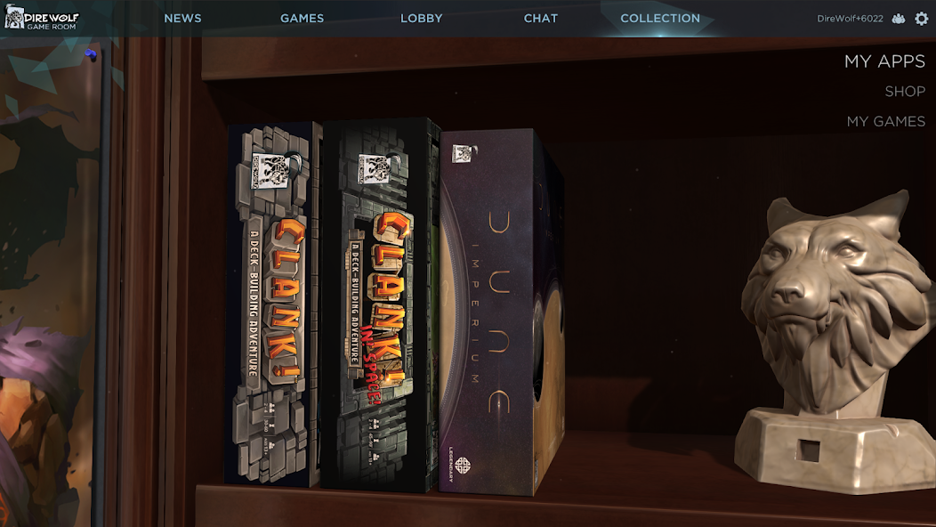 Dire Wolf Gameroom screenshot 1