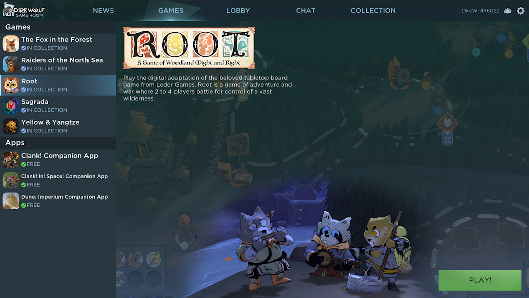 Dire Wolf Gameroom screenshot 2
