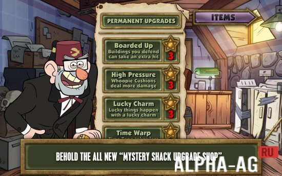 Взломанная Gravity Falls Mystery Attack screenshot 3