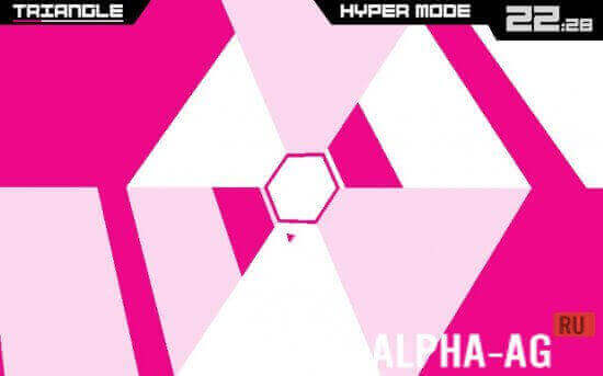 Взломанный Super Hexagon screenshot 3